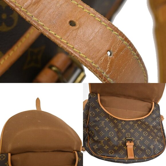 LOUIS VUITTON Saumur 35 Shoulder Bag Monogram Leather BN France M42254 70YH580 - Picture 12 of 16